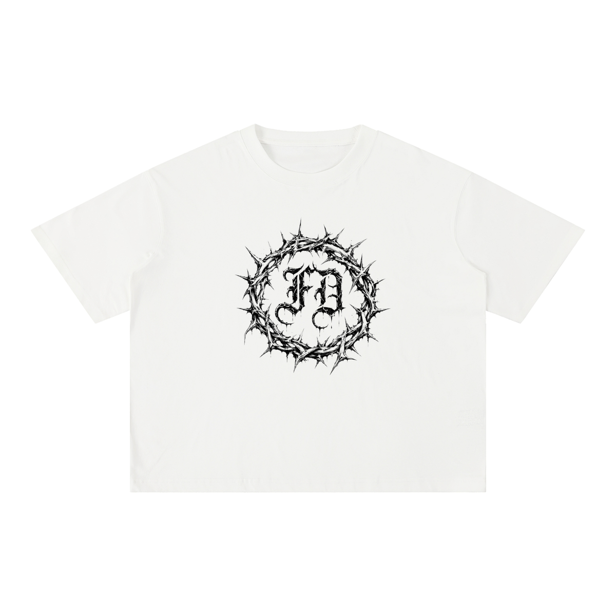 Mineral Wash Boxy Cotton T-Shirt