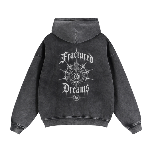 Zip-Through Boxy Fleece Hoodie